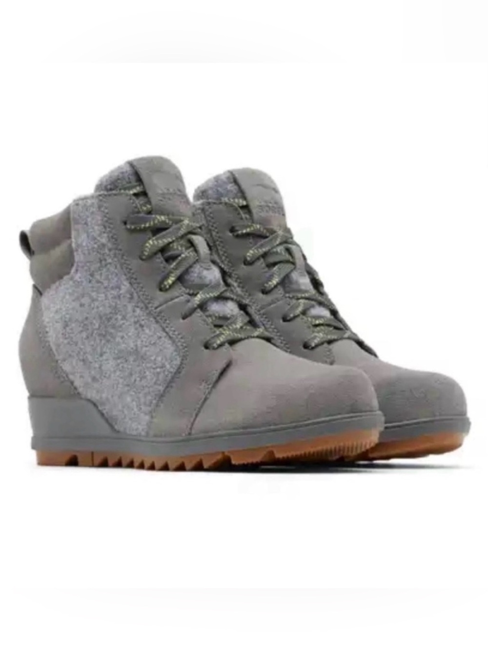 ✨ SOREL Evie Ankle Lace Waterproof Wedge Boots – LIKE NEW! Sz 8✨